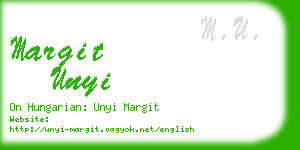 margit unyi business card